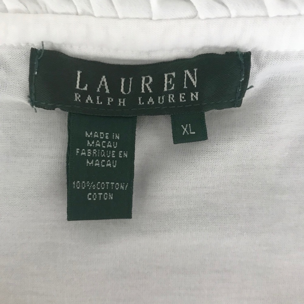 ‼️SOLD‼️Ralph Lauren ruffle tank - Picture 5 of 6